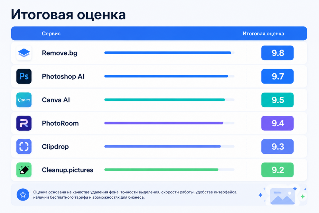 Какую нейросеть выбрать в 2026 году для удаления фона