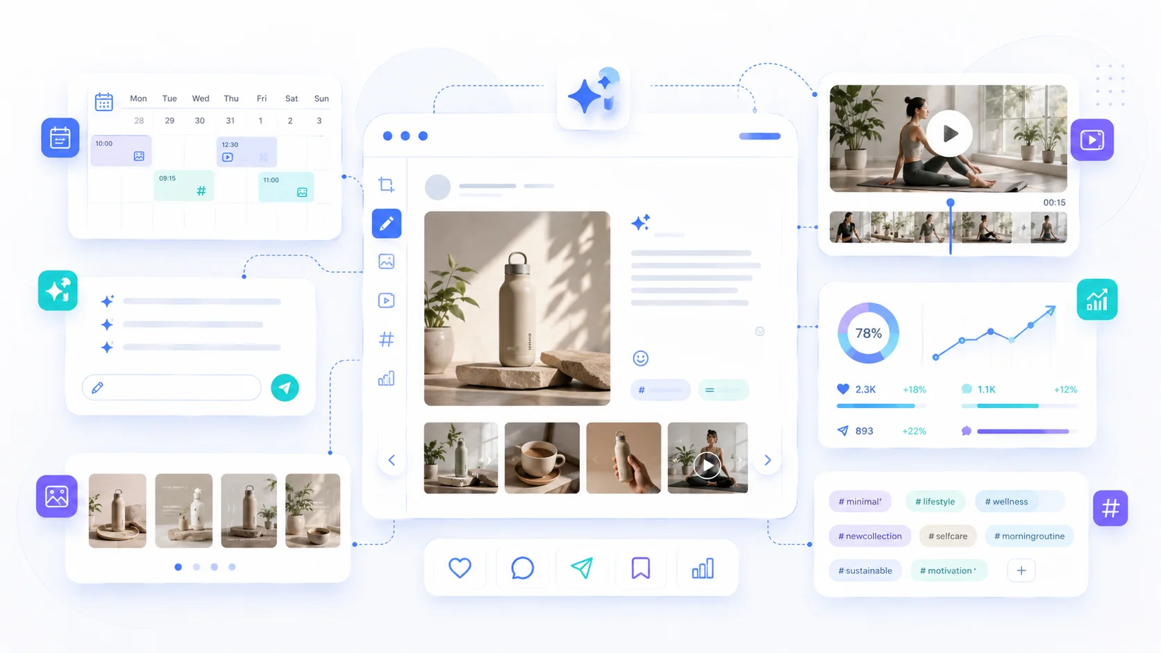 Нейросети для SMM: контент-план, тексты, визуалы и видео для соцсетей